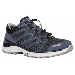 Lowa Wanderschuhe Maddox Low GTX (Multifunktion, Textil/Synthetik, wasserdicht) stahlblau Herren